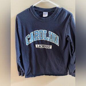 Long sleeve Carolina lacrosse shirt